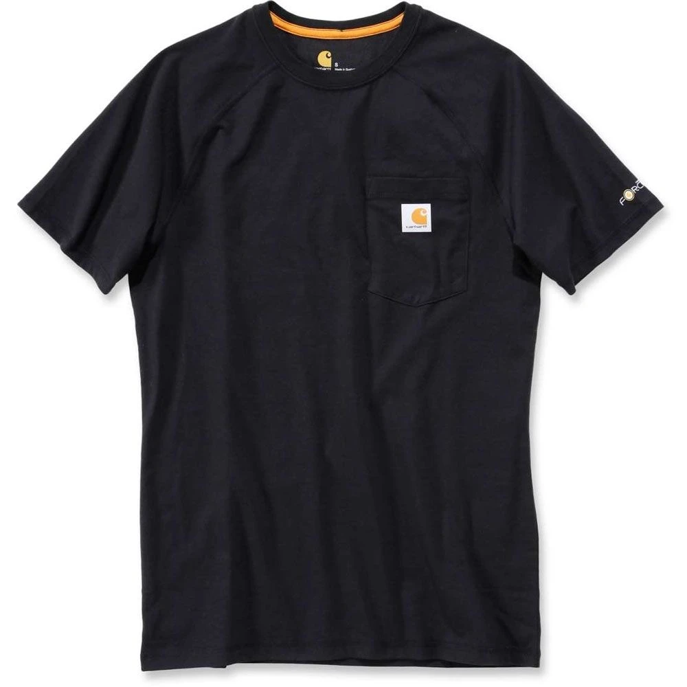 Carhartt Mens Short Sleeve Force Cotton Polyester Fast Drying T-Shirt 1 Carhartt Mens Short Sleeve Force Cotton Polyester Fast Drying T-Shirt