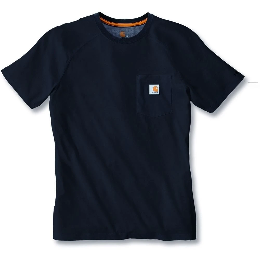 Carhartt Mens Short Sleeve Force Cotton Polyester Fast Drying T-Shirt 2 Carhartt Mens Short Sleeve Force Cotton Polyester Fast Drying T-Shirt - Image 2