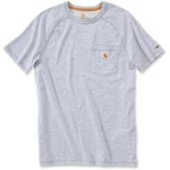 Carhartt Mens Short Sleeve Force Cotton Polyester Fast Drying T-Shirt 7 Carhartt Mens Short Sleeve Force Cotton Polyester Fast Drying T-Shirt -Men's Clothing Sales Store 100410 034 01