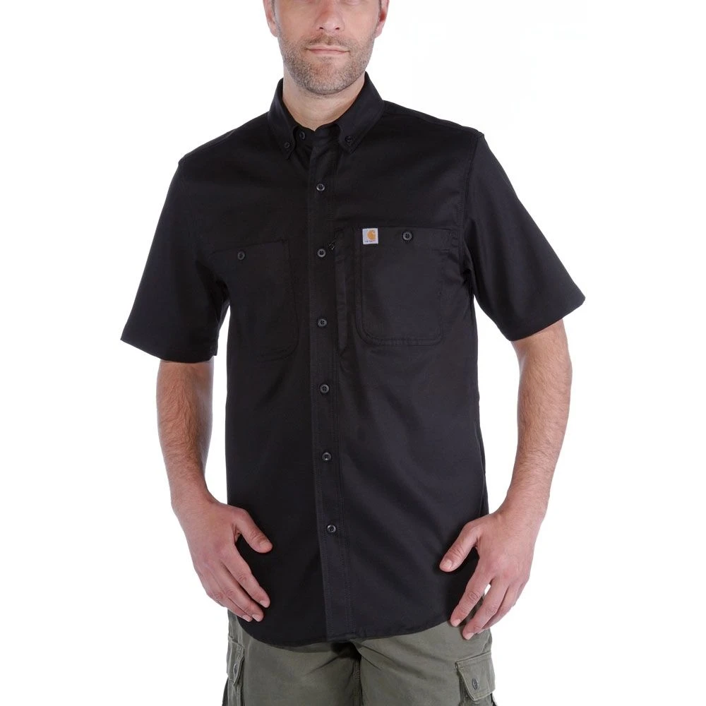 Carhartt Mens Rugged Prof Short Sleeve Button Work Shirt 1 Carhartt Mens Rugged Prof Short Sleeve Button Work Shirt