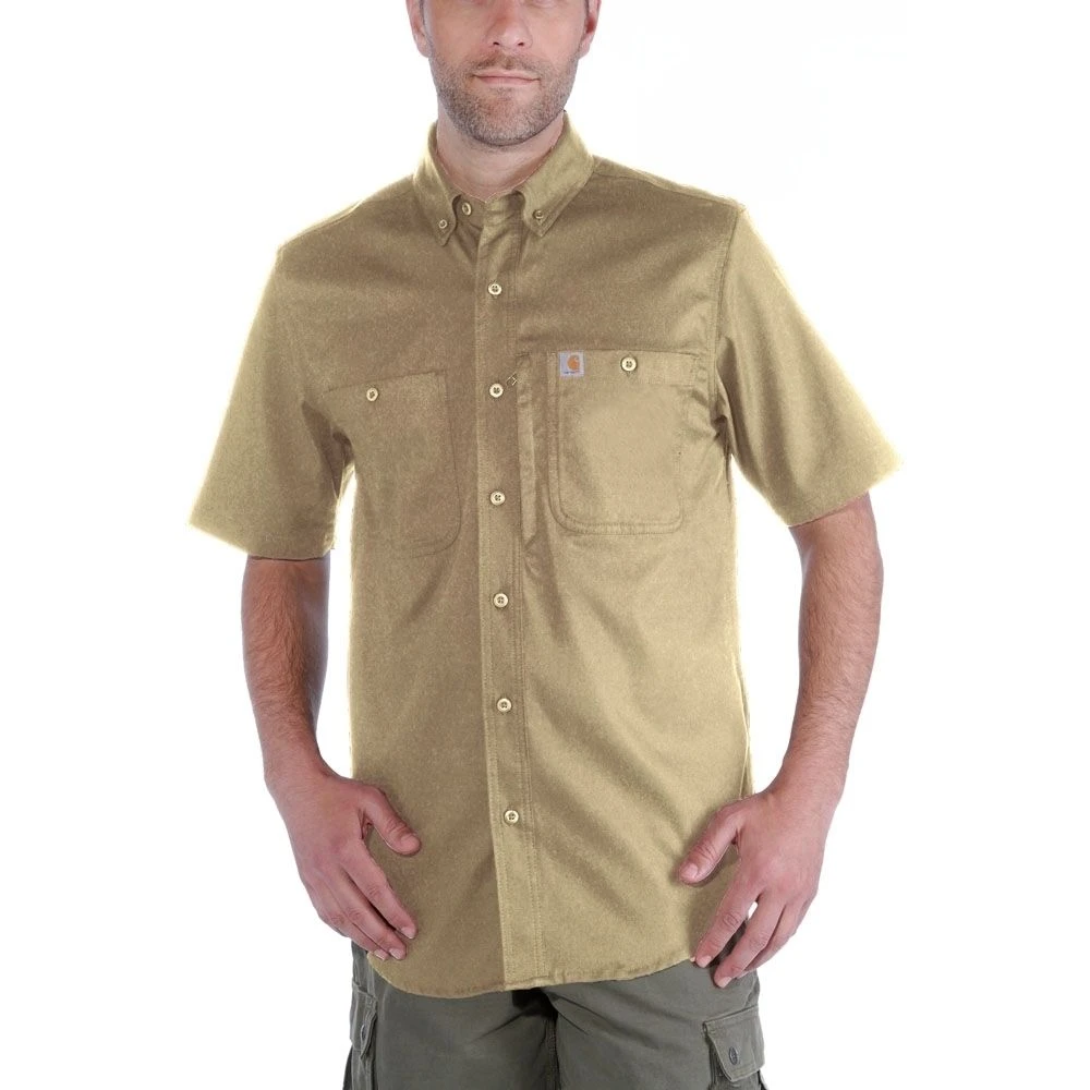 Carhartt Mens Rugged Prof Short Sleeve Button Work Shirt 5 Carhartt Mens Rugged Prof Short Sleeve Button Work Shirt - Image 5