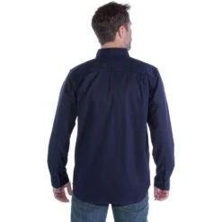 Carhartt Mens Rugged Prof Long Sleeve Button Work Shirt -Men's Clothing Sales Store 102538 412 02