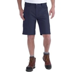 Carhartt Mens 103111 Rugged Stretch Durable Canvas Shorts -Men's Clothing Sales Store 103111 412 01