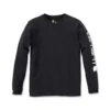 Carhartt Womens Workwear Logo Long Sleeve Cotton T Shirt Tee -Men's Clothing Sales Store 103401 001 01