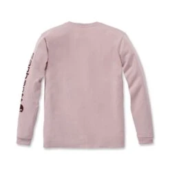Carhartt Womens Workwear Logo Long Sleeve Cotton T Shirt Tee -Men's Clothing Sales Store 103401 p01 02
