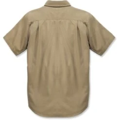 Carhartt Mens Rugged Flex Rigby Solid Short Sleeve Shirt 9 Carhartt Mens Rugged Flex Rigby Solid Short Sleeve Shirt -Men's Clothing Sales Store 103555 253 02