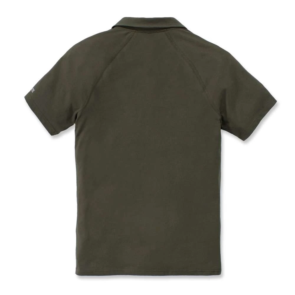 Carhartt Mens Force Cotton Delmont Pocket Polo T Shirt Tee 4 Carhartt Mens Force Cotton Delmont Pocket Polo T Shirt Tee - Image 4