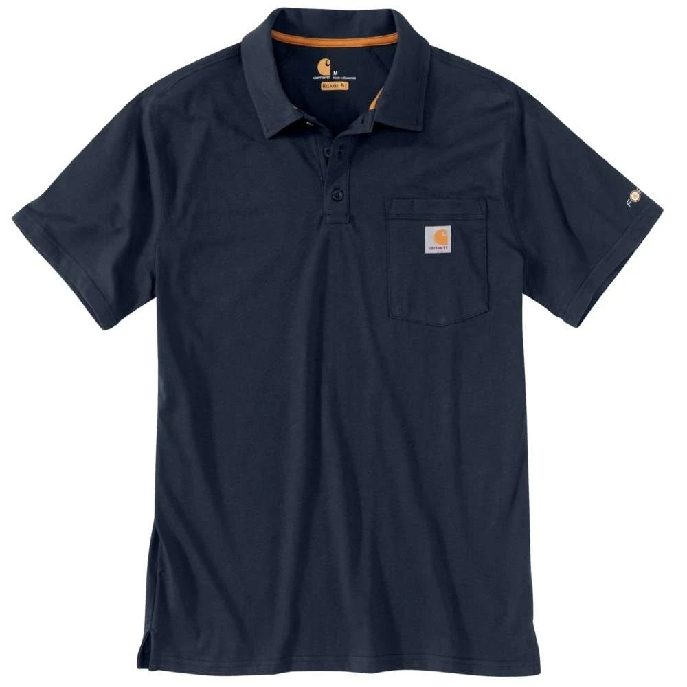 Carhartt Mens Force Cotton Delmont Pocket Polo T Shirt Tee 6 Carhartt Mens Force Cotton Delmont Pocket Polo T Shirt Tee - Image 6