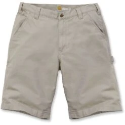 Carhartt Mens Rugged Flex Rigby Cotton Dungaree Work Shorts -Men's Clothing Sales Store 103652 232 01