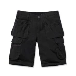 Carhartt Mens Steel Relaxed Fit Multipocket Cargo Shorts -Men's Clothing Sales Store 104201 blk 05