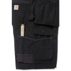 Carhartt Mens Steel Relaxed Fit Multipocket Cargo Shorts -Men's Clothing Sales Store 104201 blk 07