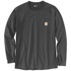 Carhartt Womens Force Flex Pocket Long Sleeve T Shirt -Men's Clothing Sales Store 104617 crh 03 1