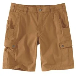 Carhartt Mens Ripstop Relaxed Fit Cargo Work Shorts 19 Carhartt Mens Ripstop Relaxed Fit Cargo Work Shorts -Men's Clothing Sales Store 104727 brn 02