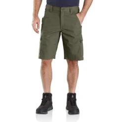Carhartt Mens Ripstop Relaxed Fit Cargo Work Shorts 21 Carhartt Mens Ripstop Relaxed Fit Cargo Work Shorts -Men's Clothing Sales Store 104727 g72 01