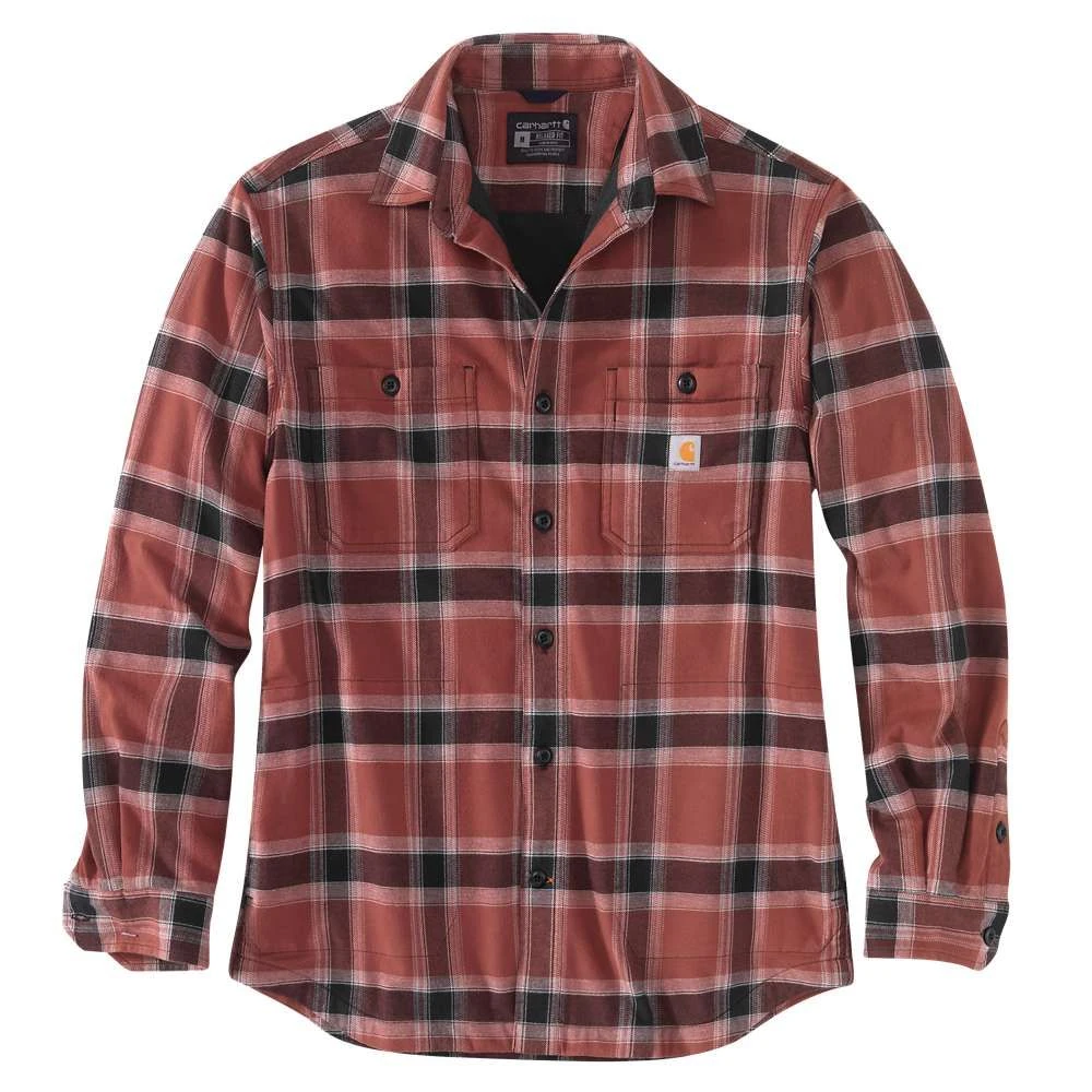 Carhartt Mens Hamilton Relaxed Fit Fleece Lined Shirt 6 Carhartt Mens Hamilton Relaxed Fit Fleece Lined Shirt - Image 6