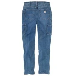 Carhartt Womens Double Front Loose Fit Straight Leg Jeans -Men's Clothing Sales Store 105110 h97 06