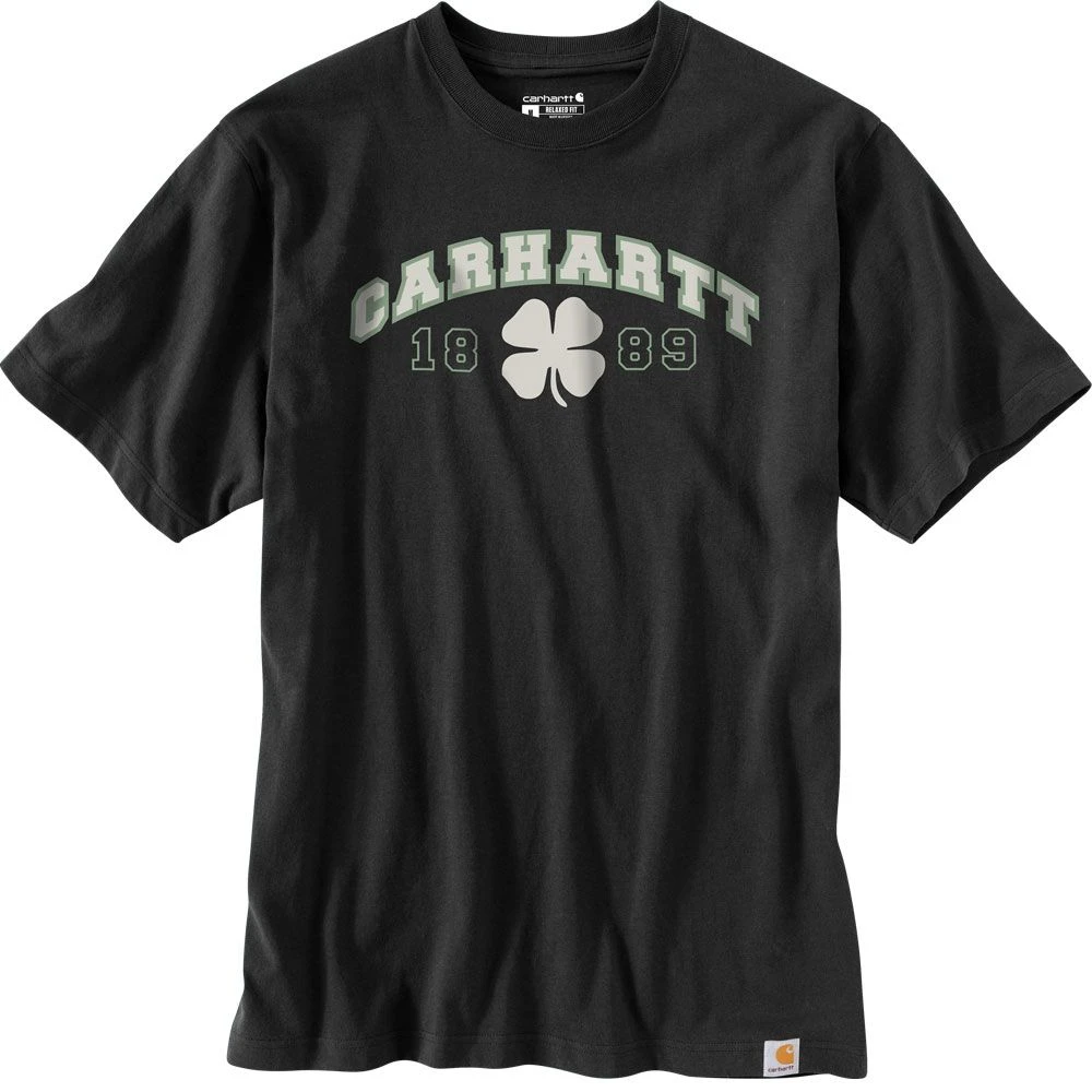 Carhartt Mens Relaxed Fit Shamrock Short Sleeve T Shirt 1 Carhartt Mens Relaxed Fit Shamrock Short Sleeve T Shirt