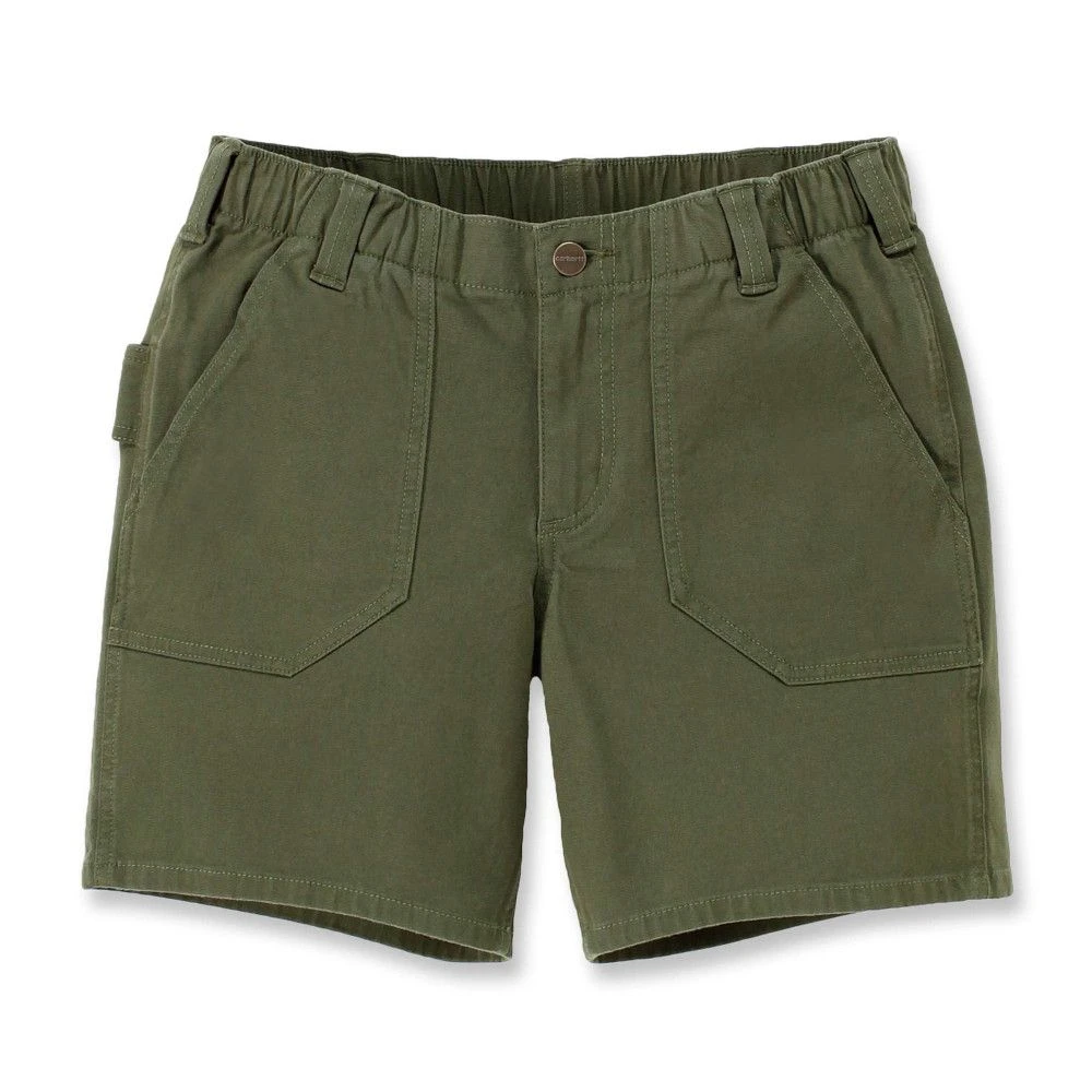 Carhartt Womens Relaxed Fit Canvas Strech Work Shorts 7 Carhartt Womens Relaxed Fit Canvas Strech Work Shorts - Image 7