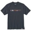 Carhartt Mens Heavyweight Short Sleeve Graphic T Shirt -Men's Clothing Sales Store 105797 nvy 01 1