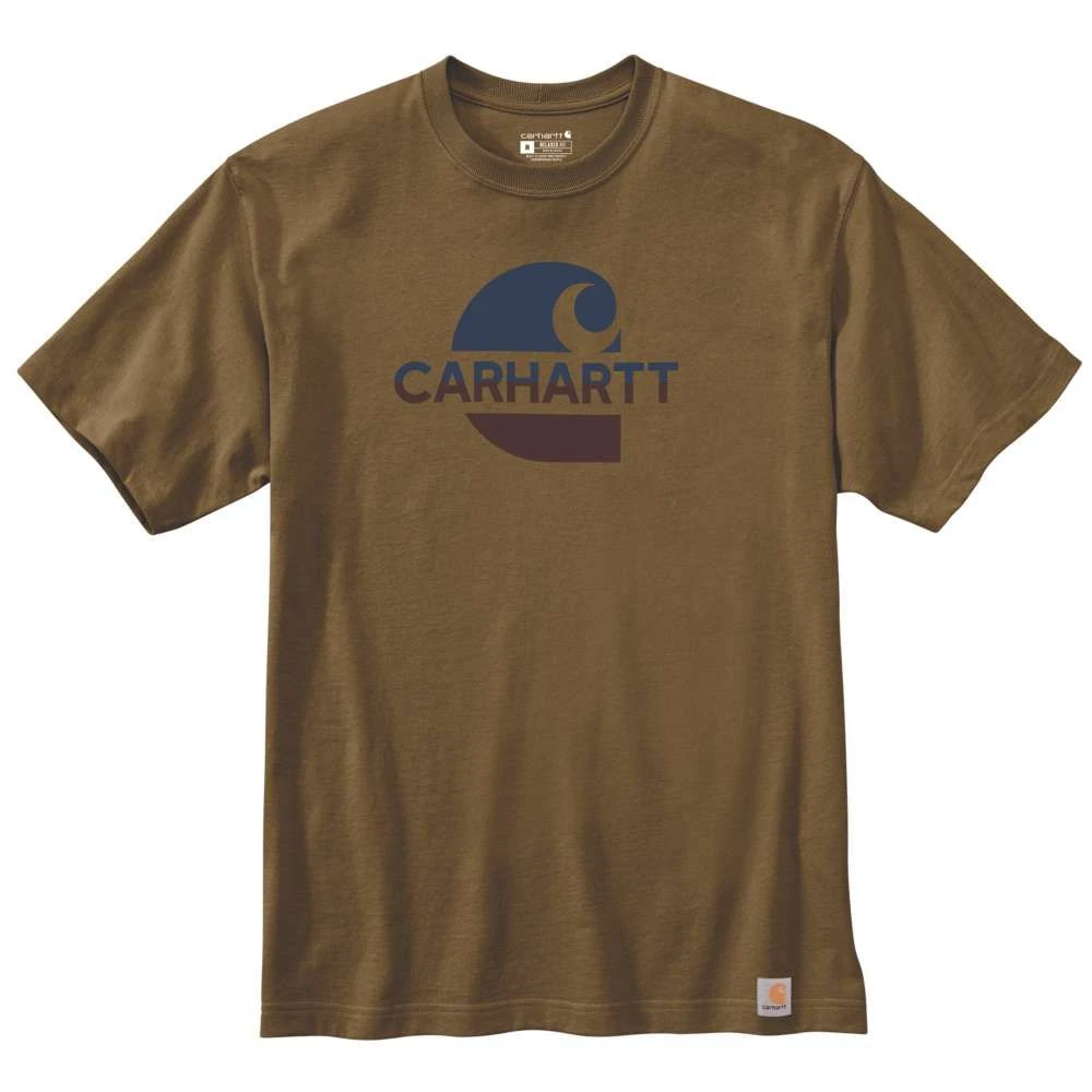 Carhartt Mens Heavyweight Short Sleeve C Graphic T Shirt 1 Carhartt Mens Heavyweight Short Sleeve C Graphic T Shirt