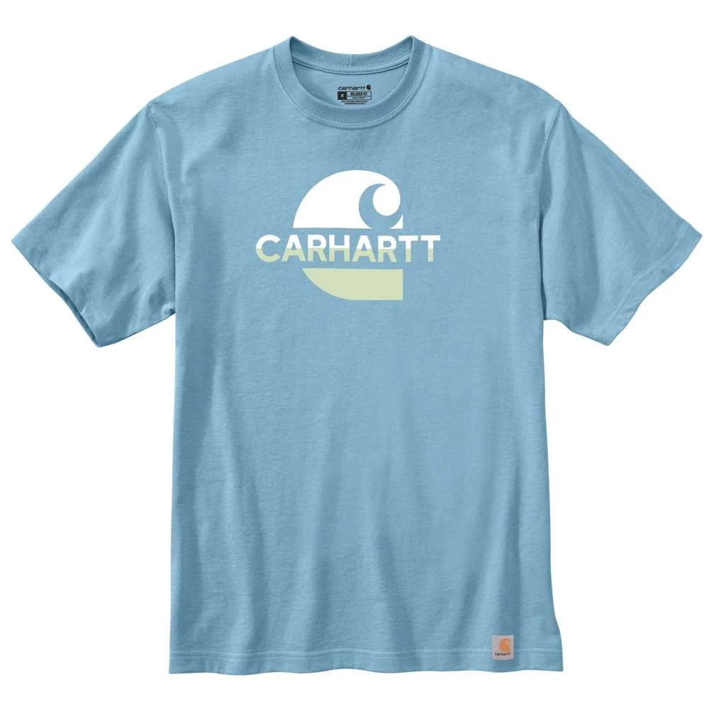 Carhartt Mens Heavyweight Short Sleeve C Graphic T Shirt 3 Carhartt Mens Heavyweight Short Sleeve C Graphic T Shirt - Image 3