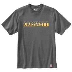Carhartt Mens Relaxed Short Sleeve Logo Graphic T Shirt