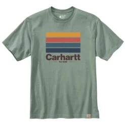 Carhartt Mens Line Graphic Short Sleeve T Shirt