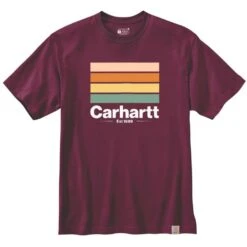 Carhartt Mens Line Graphic Short Sleeve T Shirt -Men's Clothing Sales Store 105910 prt 01 1