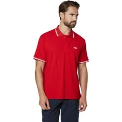 Helly Hansen Mens KOS Short Sleeve Casual Quick Drying Polo T Shirt -Men's Clothing Sales Store 50565 111 01