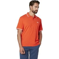 Helly Hansen Mens KOS Short Sleeve Casual Quick Drying Polo T Shirt -Men's Clothing Sales Store 50565 135 01