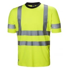 Helly Hansen Mens Addvis Polyester Hi Vis Workwear T Shirt -Men's Clothing Sales Store 79092 360 01