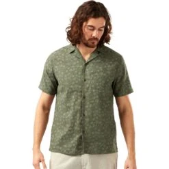 Craghoppers Mens Pasport Short Sleeve Walking Shirt 7 Craghoppers Mens Pasport Short Sleeve Walking Shirt -Men's Clothing Sales Store atmos web version cms664 b4t parkagreenprint 02