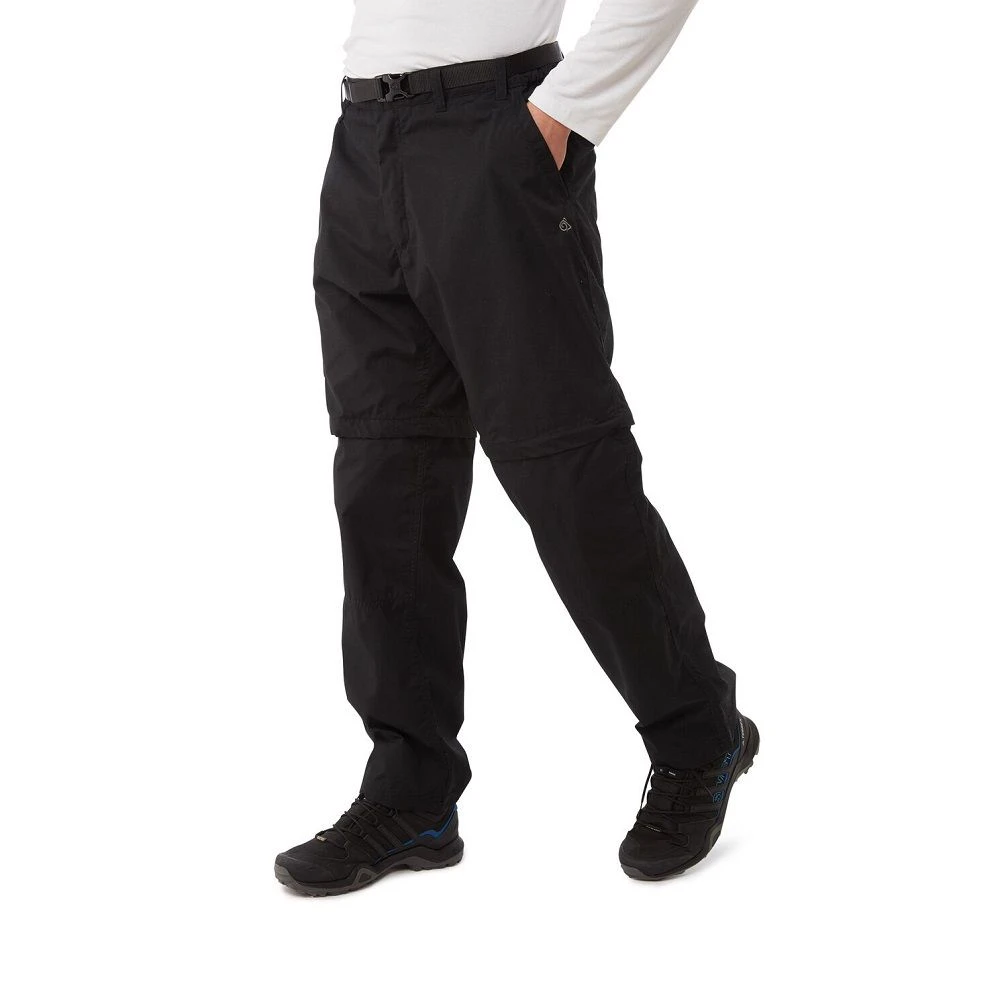 Craghoppers Mens Kiwi Convertible Walking Trousers Black 3 Craghoppers Mens Kiwi Convertible Walking Trousers Black - Image 3
