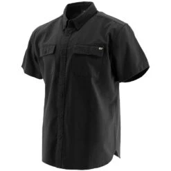 CAT Workwear Mens Button Up Short Sleeve Durable Work Shirt