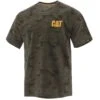 CAT Mens Trademark Breathable Cotton Work T Shirt