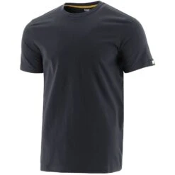 CAT Workwear Mens Essentials Short Sleeve Work T Shirt -Men's Clothing Sales Store cat781 black 01