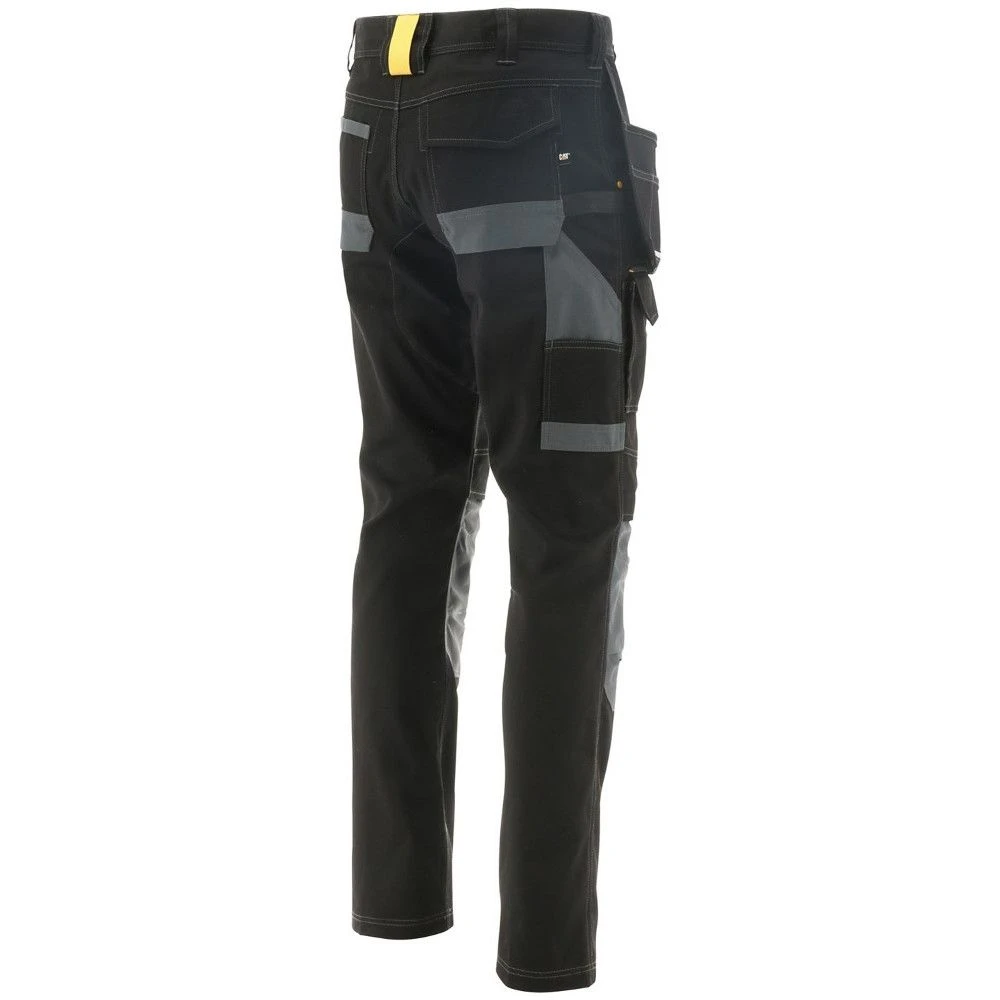CAT Workwear Mens Essentials Stretch Knee Pocket Trousers 2 CAT Workwear Mens Essentials Stretch Knee Pocket Trousers - Image 2