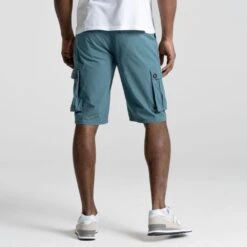 Craghoppers Mens Multi Pocket 12 Inch Cargo Shorts -Men's Clothing Sales Store cmj618 m0n 02