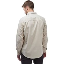 Craghoppers Mens Kiwi Long Sleeve Polycotton Solar Shield Travel Shirt -Men's Clothing Sales Store cms338 70u 02