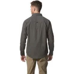 Craghoppers Mens Kiwi Long Sleeve Polycotton Solar Shield Travel Shirt -Men's Clothing Sales Store cms338 8a6 02