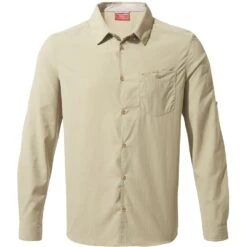 Craghoppers Mens Nosi Life Nuoro Light Long Sleeve Shirt -Men's Clothing Sales Store cms598 39w 03