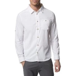 Craghoppers Mens Nosi Life Nuoro Light Long Sleeve Shirt -Men's Clothing Sales Store cms598 3er 01