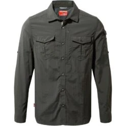 Craghoppers Mens Nosi Life Adventure Long Sleeve Shirt -Men's Clothing Sales Store cms605 7j8 01