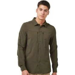 Craghoppers Mens NosiLife Pro Wicking Long Sleeve Shirt -Men's Clothing Sales Store cms621 j77 01
