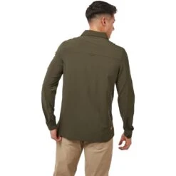Craghoppers Mens NosiLife Pro Wicking Long Sleeve Shirt -Men's Clothing Sales Store cms621 j77 02