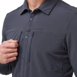 Craghoppers Mens NosiLife Pro Wicking Long Sleeve Shirt -Men's Clothing Sales Store cms621 j78 05