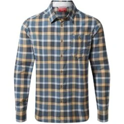 Craghoppers Mens NosiLife Balbor Wicking Long Sleeve Shirt -Men's Clothing Sales Store cms628 5fp 03