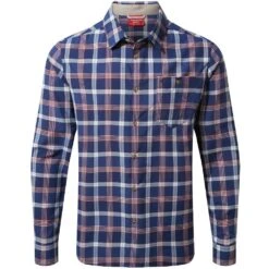 Craghoppers Mens NosiLife Balbor Wicking Long Sleeve Shirt -Men's Clothing Sales Store cms628 ur6 03