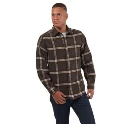 Craghoppers Mens KiwiRip Long Sleeve Polymide Casual Shirt -Men's Clothing Sales Store cms635 q2n 01