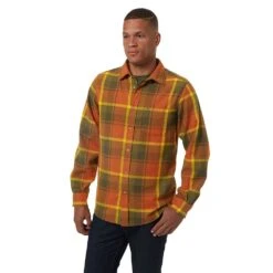 Craghoppers Mens KiwiRip Long Sleeve Polymide Casual Shirt -Men's Clothing Sales Store cms635 q2u 01
